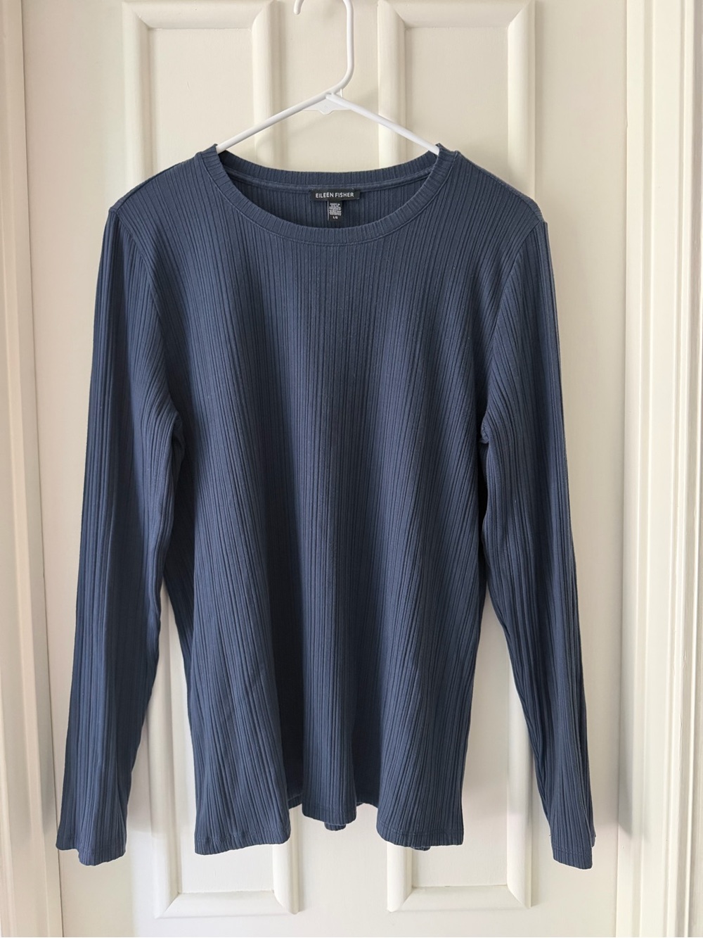 Eileen Fisher Ribbed Crewneck Top/Tee